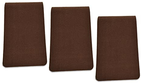 Omabeta Peldaños de Escalera Antideslizantes, Duraderos, Fáciles de Instalar, para Escalones de Madera, 8x30 Pulgadas, 15 Peldaños de Alfombra para Escaleras, Color Marrón