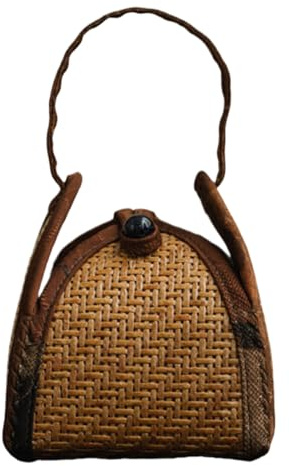 Porta Tazze da Tè,Porta Teiera In Rattan Portatile Per Viaggi - Borsa Trasporto Tazze Da Tè - per Appassionati Collezionisti Casa Cucina Ufficio Campeggio Sala da Pranzo