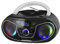 Trevi CMP 588 DAB Stereo Portatile Wireless con Radio Digitale DAB e FM, Boombox con Lettore CD, USB, AUX-IN, Antenna Telescopica, Display ad Alta Leggibilità, Alimentazione a Corrente e Batterie