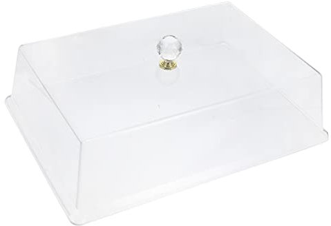 DOITOOL Food Cover Cake Dome Cover Clear Cake Cake Stand Rectangular Cake Dome Dessert Display Plate Food Tent Bell Tent
