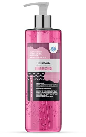Palm Safe Bubble Gum Alcohol Hand Sanitiser 500 ml Pump Bottle