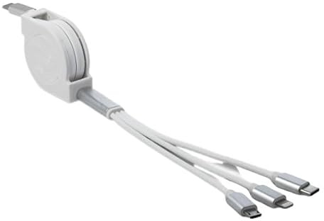 DeLOCK USB Type-C 3 in 1 Aufrollladekabel für Lightning
