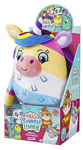 Pinata Smashlings Huggable Plush, Luna Unicorn, Roblox Toys, Soft Toys, Ideal Gift, Official Pinata Smashlings Toy from Toikido.