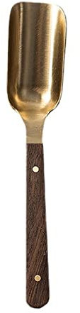 Teelöffel, Suppenlöffel, Schaufellöffel, Teezeremonie, Kupfer, Massivholz, Teelöffel, Vintage, lose Blätter, Teeauswahl, Teeschaufel-Werkzeug