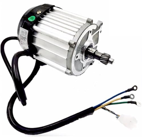 ZHOZHUT 1000W Elektro-Dreiradmotor 60V / 72V Elektrisches Dreirad Mit Sinuswellenmotor, 5-Loch-Motor Mit 16 Zähnen, Motor Mit Reinem Kupferkern, Für DIY-Elektro-Dreirad Und Quad-Bike,1000w,72V