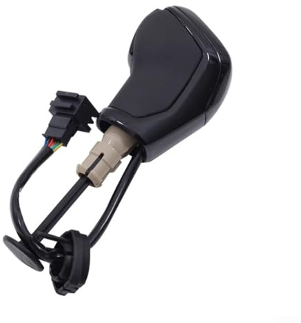 für LED-Licht-Schaltknauf für Auto, kompatibel mit Golf 6, 7, Schaltknauf, Zubehör für Schaltknauf, Schaltzubehör (schwarz-weißes Licht)