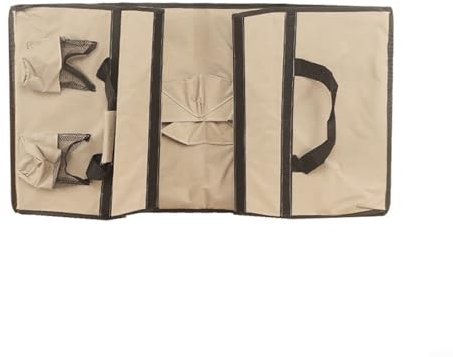 Trolley Cart Liner Bag, Trolley On Wheels Liner Folding Garden Trolley Cart Liner Oxford Cloth Wagon Lining Cloth Inner Bag, 33.5 x16.9 x10.2in(Khaki)