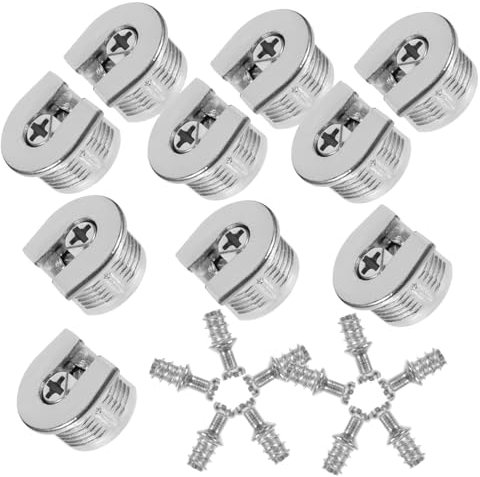 CIYODO 10 Stück Regalverbinder Kontermutter Für Kommodenbeschläge Schubladenverbindungsverbindermutter Bettmöbel Verbindungsmutter Möbelbeschlagteile Verbindungskontermutter Für Schränke