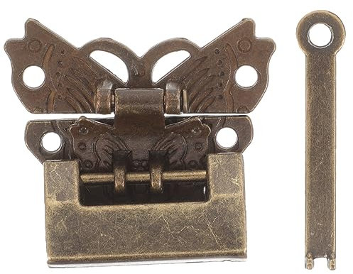 jojofuny 5stücke Vintage Lock Hasp Für Schmuckbox Antike Dekorative Für Holzschatullen Kleine Schränke Und Weinkisten Und Langlebige Aufbewahrungslösungen Mit Traditionellen Designs