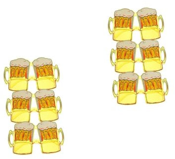 Beaupretty 2 Ensembles Verres De Chope De Bière Chope À Biere Faire La Fête Accessoires Adultes Lunettes De Costume Nouveauté Tasse Lunettes De Fête De La Bière Plastique 3 Pièces * 2