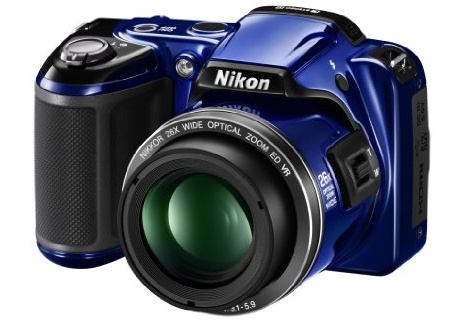 Nikon COOLPIX L810 Compact Digital Camera - Blue (16.1MP, 26x Optical Zoom) 3 inch LCD (Renewed)