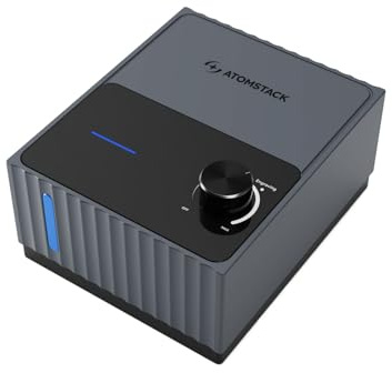 ATOMSTACK F80 Air Assist 10-60 L/min Laser Air Support Pump for Laser Cutters Airflow Engraver Faster and Deeper Cutting Lower Noise Lower Vibration