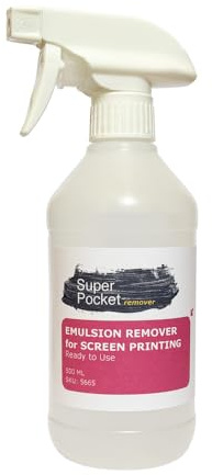 CPL Fabbrika. Remover Super Pocket 500 ml, décapant puissant pour émulsion sérigraphique, prêt à l'emploi avec distributeur de pulvérisation