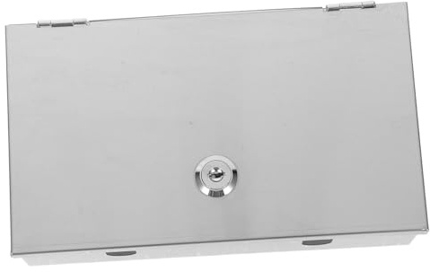 PENIKOKO Boîte Prise Extérieure Acier Inoxydable Étanche avec Serrure Boîtier Protection Électrique Moderne pour Intérieur et Extérieur Couvercle Robuste pour Prises Murales
