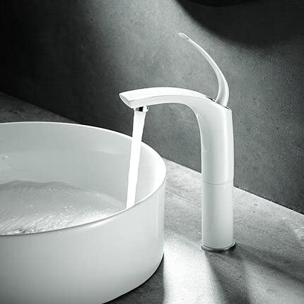 NBYGSC Mixer Ottone Bagno Oro Lusso per Acqua Fredda, Rubinetto del Bacino di gabinetto Elegante (Disponibile in Stili Alti e Corti)