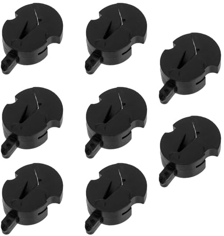 SOLUSTRE 8 Stück Gummi Violine Dämpfer für Anfänger Übungsdämpfer für Violine zum Volumenreduzieren Schont Steg für Geigenpraxis und Leiseren Klang