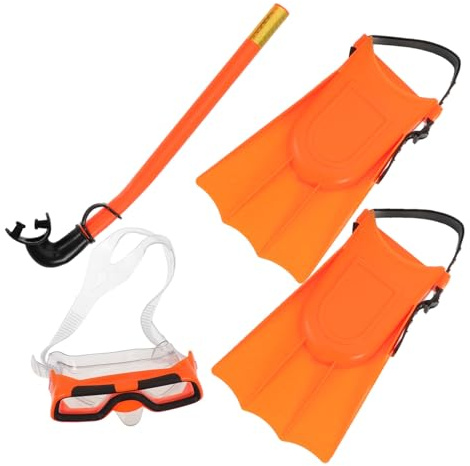 Sosoport Set Snorkeling con Maschera Anti-perdita, Pinne Leggere 25-30 e Snorkel Asciutto, Attrezzatura Subacquea per Nuoto e Sport Acquatici, Visione Grandangolare e Trasporto Comodo