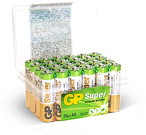 GP Batteries 151050 Confezione 24 Batterie GP Super Alcaline Stilo AA: 15A/LR06