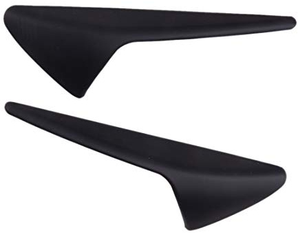 1Pair Side Camera Protection Cover Trim Sticker Fit For Tesla Model 3 X S Matte Black