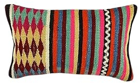 kelim kissen 30x50 cm handgefertigt kelim kissenbezug orientalische kissen kopfkissen viereckig dekorative bohemian kissenhülle dekokissen sofakissen zierkissen code 3280
