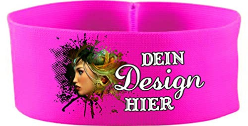 Kleiner Fratz gummielastische Armbinde 5 cm personalisiert mit deinem Wunschtext oder Logo
