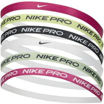 Nike Headbands 6er Pack in der Farbe Fireberry/lt Lemon Twist/White, Maße: ONE Size, N.000.2545.613.OS
