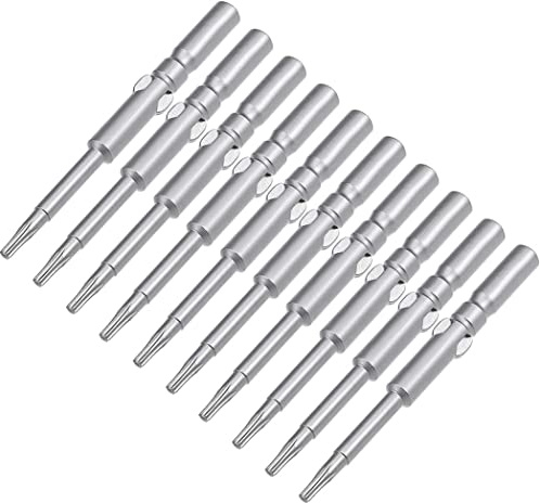 XYWHPGV 10 pièces 60mm Long 5mm Dia tige ronde T7 embouts de tournevis Torx magnétique S2 acier fortement allié(0fd7e 5864b 737f0 05690 dfab1 06846