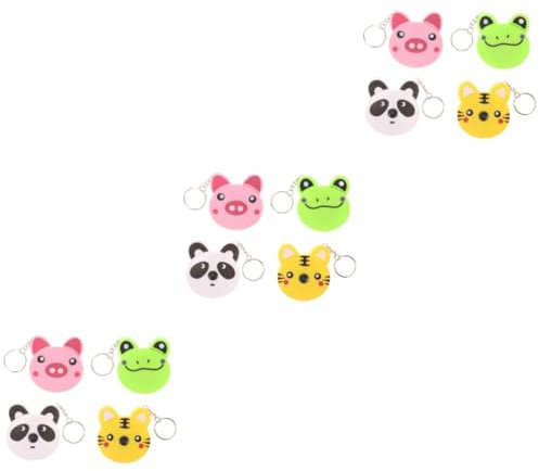 Gadpiparty 3 Ensembles Mini Mètre Ruban Animaux Transformateurs Jouets Mètre Ruban De Bande Stylo Contenant Enfants Badge Afficher Jouets De Garçon Règle Garçon Deux Abdos 4 Pièces * 3