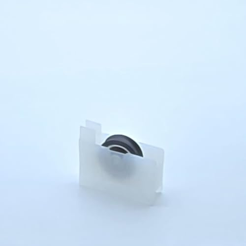 10 Ruedas de puerta y ventana corredera P3 base plastico ancho 13 mm, Alto 25 mm