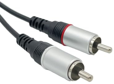 Câble adaptateur audio USB-C vers RCA 2 x RCA compatible avec les amplificateurs Yamaha, Pioneer