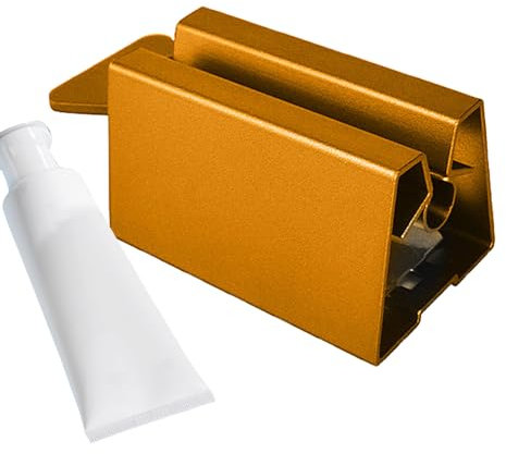 Presse-dentifrice en métal – Rouleau de tube réglable, support en aluminium solide, outil de compression pratique | Rouleaux de précision pour dentifrice, ketchup, pommade, colle artisanale