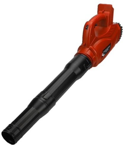Soplador de Hojas Bateria Soplador de Aire Compatibles con Milwaukee 18V(sin batería), 6 Velocidades Soplador de Hojas Eléctrico para Limpiar Hojas, Nieve, Terraza, Cubierta, Jardín, Polvo