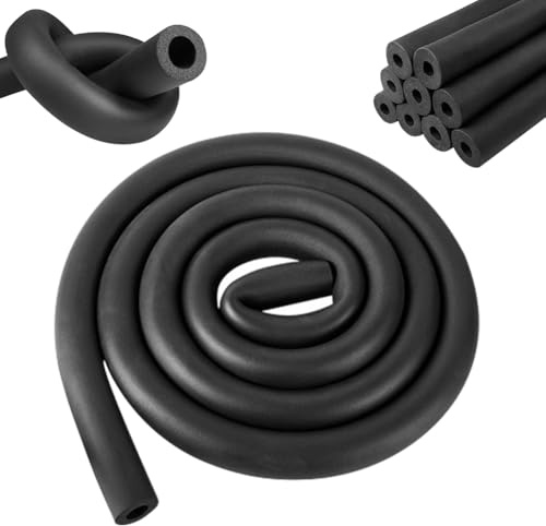 Rohrisolierung Ø 32mm, Rohrisolierung Schaumstoff 1.8m,Rohr Isolierung Heizungsrohre 9 mm Isolierstärke,isolierschlauch, Isolierrohr Schwarz,Schaumstoff Rohr für Heizung Sanitär