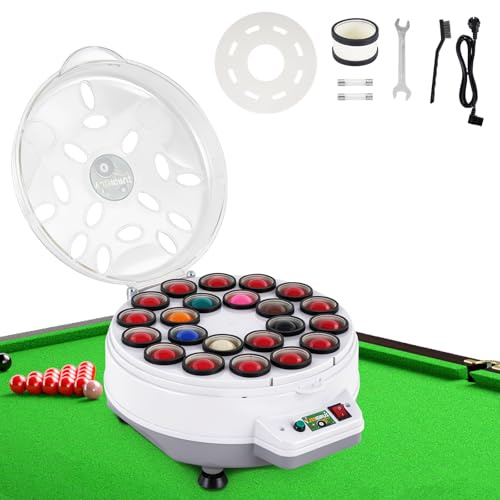 YJINGRUI Billiard Ball Polisher 180W 22-Ball 52.5mm