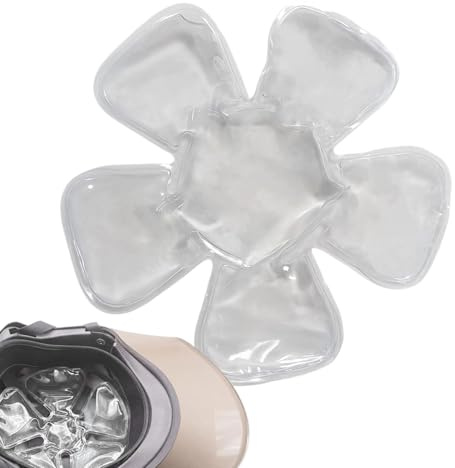 Poche de Glace pour la Tête - Gel de Refroidissement pour Casques | Sous-couche Réutilisable pour le Refroidissement, la Récupération et le Bien-être, pour la Randonnée, le Vélo, les Voyages,
