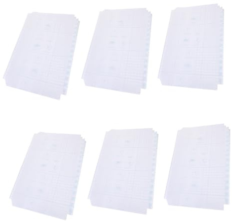 HOMSFOU 30 pezzi Copertine per Libri Trasparenti Regolabili Film Protettivo Antigraffio per Scuola e Casa Pellicola Plastica Resistente e