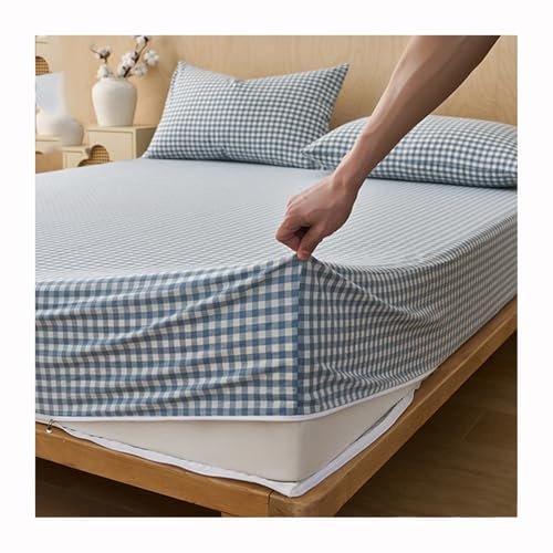 Rutigt golv futon madrassöverdrag drottning & tvilling – dammtätt anpassat överdrag japansk futon ersättnings set 180 x 200 cm/71 x 79 tum – elegant och skyddande sängkläder lösning