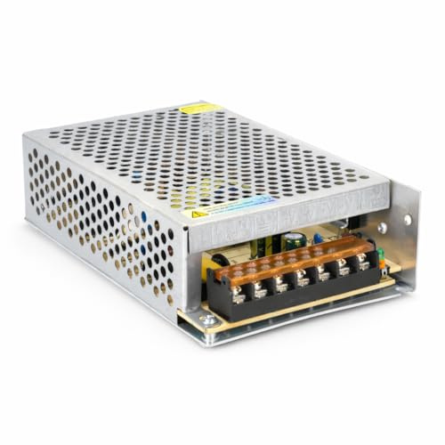 Jandei - Fuente de Alimentación Transformador 110/220V AC a 24V DC 100W 4A, Instalación en Interior IP20, para Tira Led, Neón o Dispositivos de Bajo Voltaje