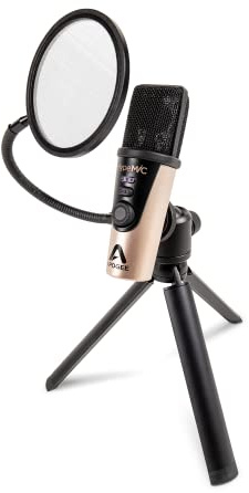 Apogee Hype Mic - USB Microphone with Analogue Compression for Capturing Vocals and Instruments, Streaming, Podcasting, and Gaming, Made in USA, Rose Gold