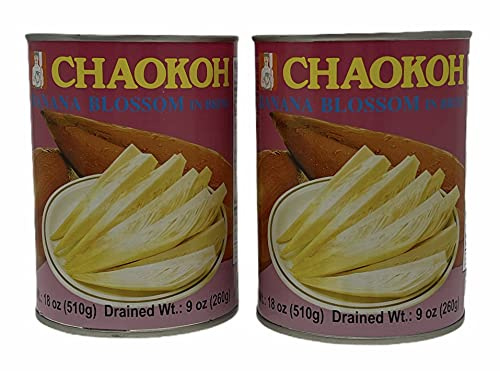 Chaokoh Lot de 2 fleurs de bananier en saumure