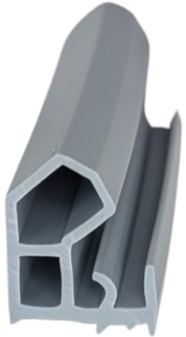 Metalltürdichtung I 5m I Farbe Grau ► Dichtung Türe ► Stahlzargendichtung ► Ersatzdichtung ► Wohnungstürdichtung ► Langlebig und wartungsfrei