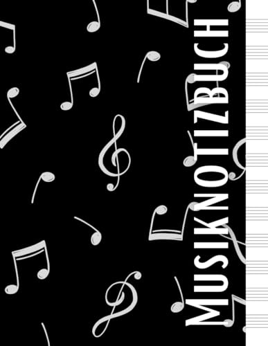 Musiknotizbuch | Notizbuch, Kompositionsbücher | Manuskriptpapier - für Musiker, Studenten, Songwriting: 12 Notensysteme - A4 -100 Seiten