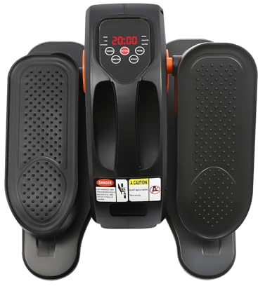 Elektrischer Ellipsentrainer, Under Schreibtisch Ellipsentrainer mit Fernbedienung, Einstellbare Geschwindigkeiten, Gesamtbelastbarkeit 25kg, für Erwachsene