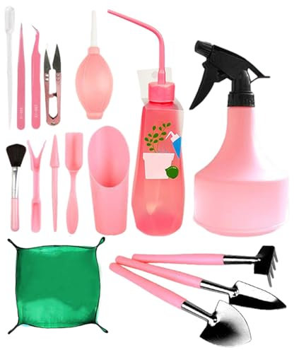Outils à main d'extérieur - Kit d'outils de jardinage professionnels - Ensemble complet d'outils de jardin pour la famille, les amis, les collègues