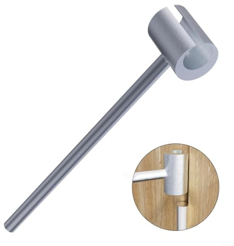 CNANRNANC Türscharnier-Einstellschlüssel, Scharnierspalt-Einstellschlüssel, Scharnierspalt-Reparatur, Türscharnier-Reparaturschlüssel, Geeignet für 15–24,5 mm Fahnenscharniere(19MM)