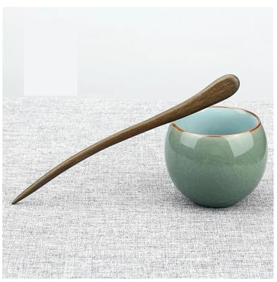 Épingle à Cheveux Baguettes chinoises anciennes en bois sculpté, bâton à cheveux, épingle à cheveux rétro chinoise Bâtons à Cheveux(02)
