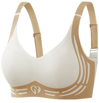 Soft BH Ohne Buegel, Seamless Nahtloser Soft BH Ohne Buegel Gepolstert Spitzen Bra Weich Nahtlos Stretch Bustier Mittel Halt Bügelloser Bequemer T-Shirt Soft BH Bra Bralette