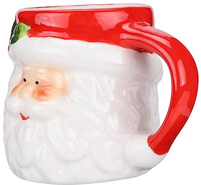 Garneck 1Pc Weihnachtsmann Tasse Keramiktasse Für Geschenktasse Verschiedenen Farben Kreative Weihnachtsbecher Für Kaffee Tee Und Heiße Schokolade