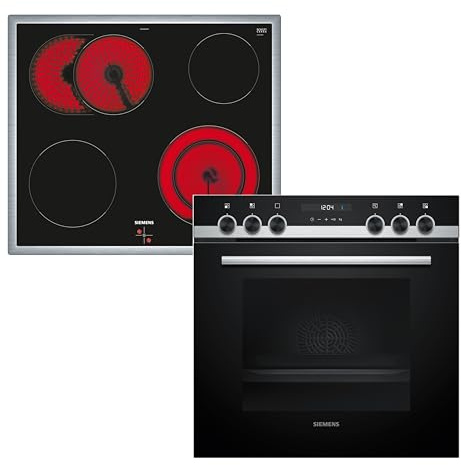 Siemens iQ500 Einbauherd Set mit Elektrokochfeld 60 x 60 cm EQ521KB11