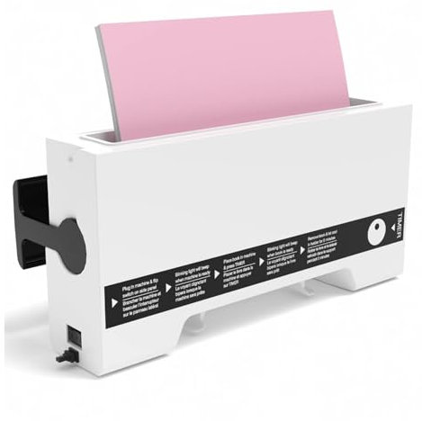 KOROBIE Bindemaschine, 12 Zoll A4 Thermische Bindemaschine Heiße Bindemaschine Thermische Binder Thermische Cinch Für Projekte zu Hause oder im kleinen Büro